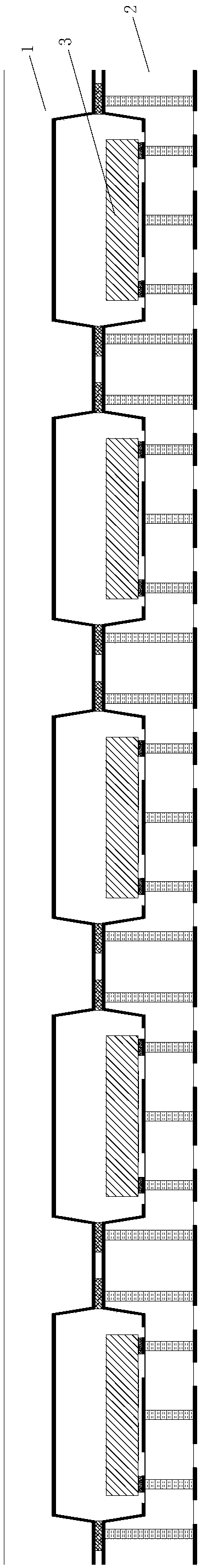 Air tightness surface acoustic wave element package structure and manufacturing method thereof