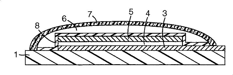 Moisture-reactive composition and organic electroluminescent device