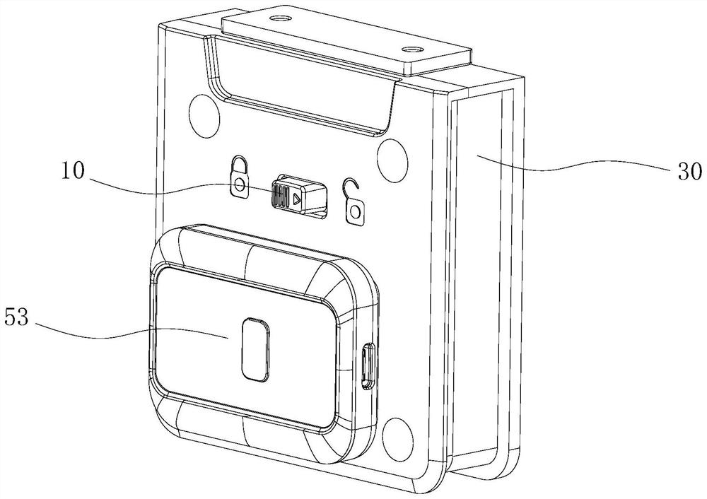 Locking switch driving mechanism and multistage mechanical cooperation type passive intelligent lock