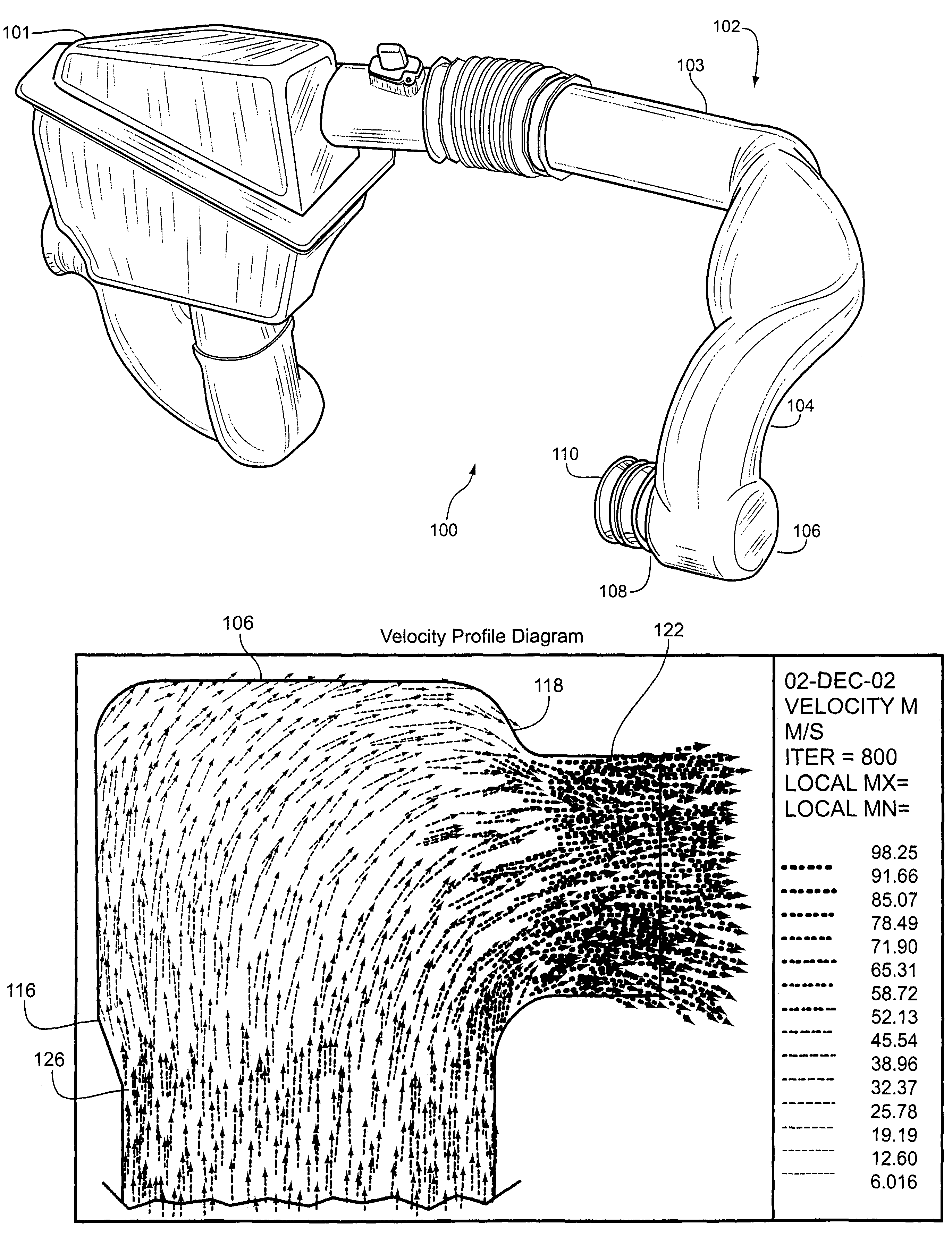 Apparatus for increasing induction air flow rate to a turbocharger