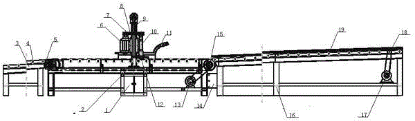 Composite counter-weight block grinding ultra-flat production line