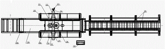 Composite counter-weight block grinding ultra-flat production line