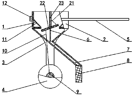 Efficient agricultural economic seeder