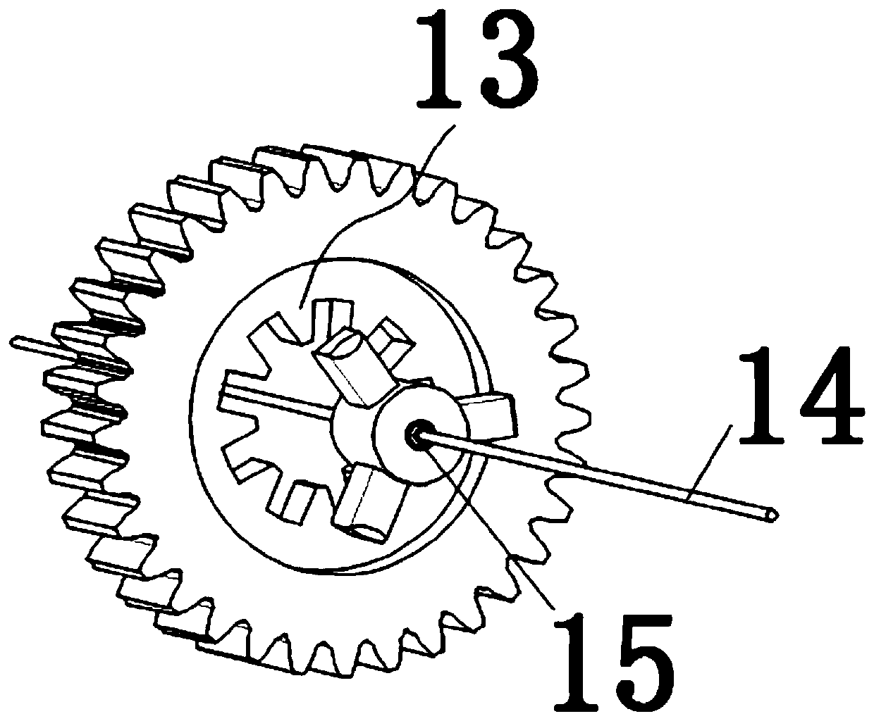 Central overrunning clutching synchronizer gearbox for electric bicycle