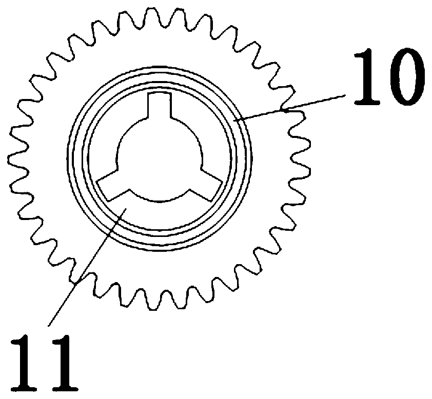 Central overrunning clutching synchronizer gearbox for electric bicycle