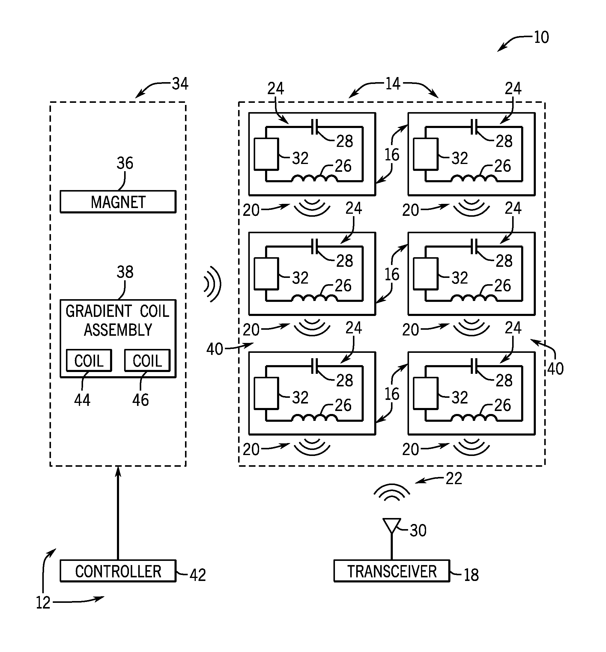 Wireless sensor and method of interrogating thereof