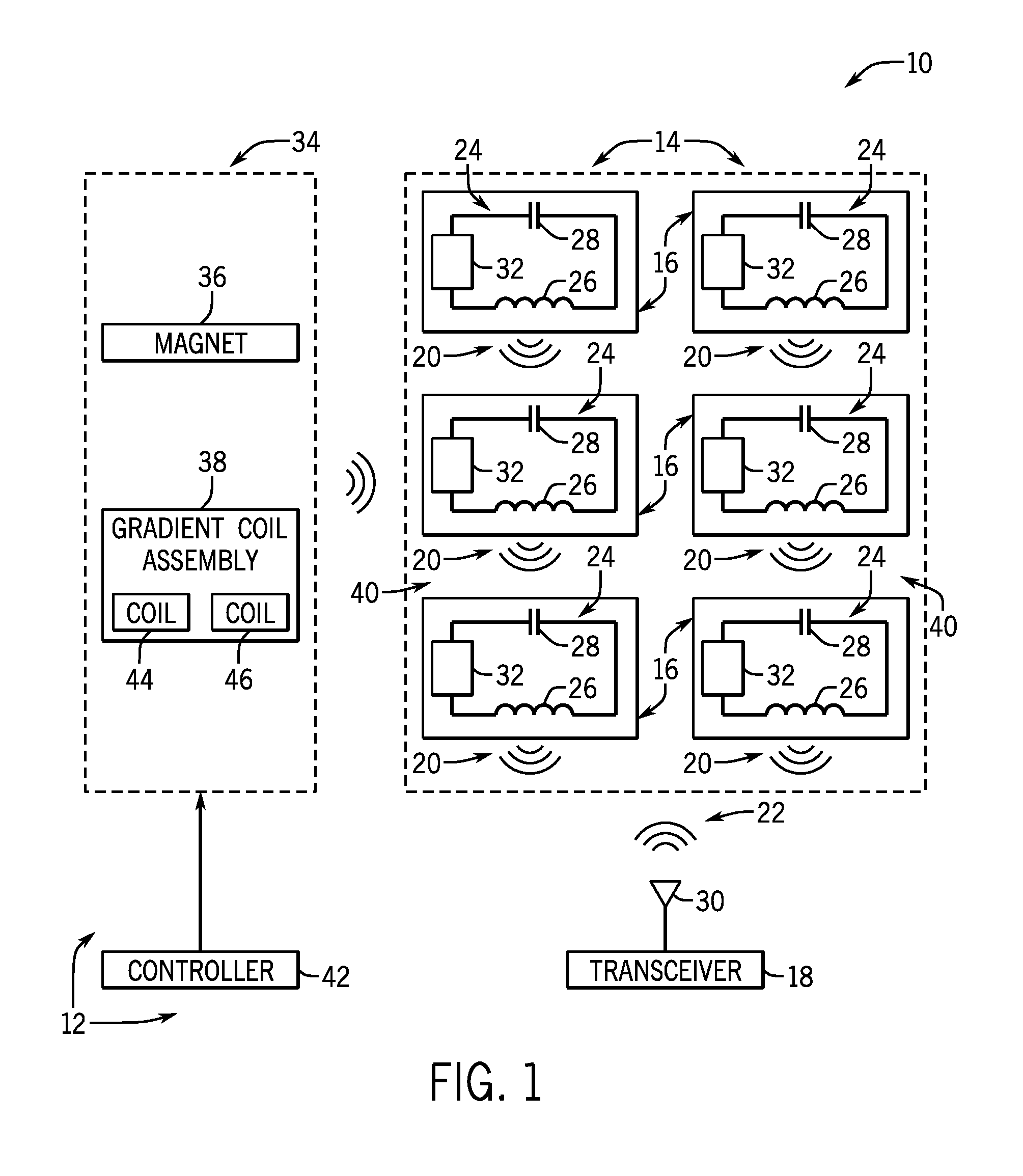 Wireless sensor and method of interrogating thereof