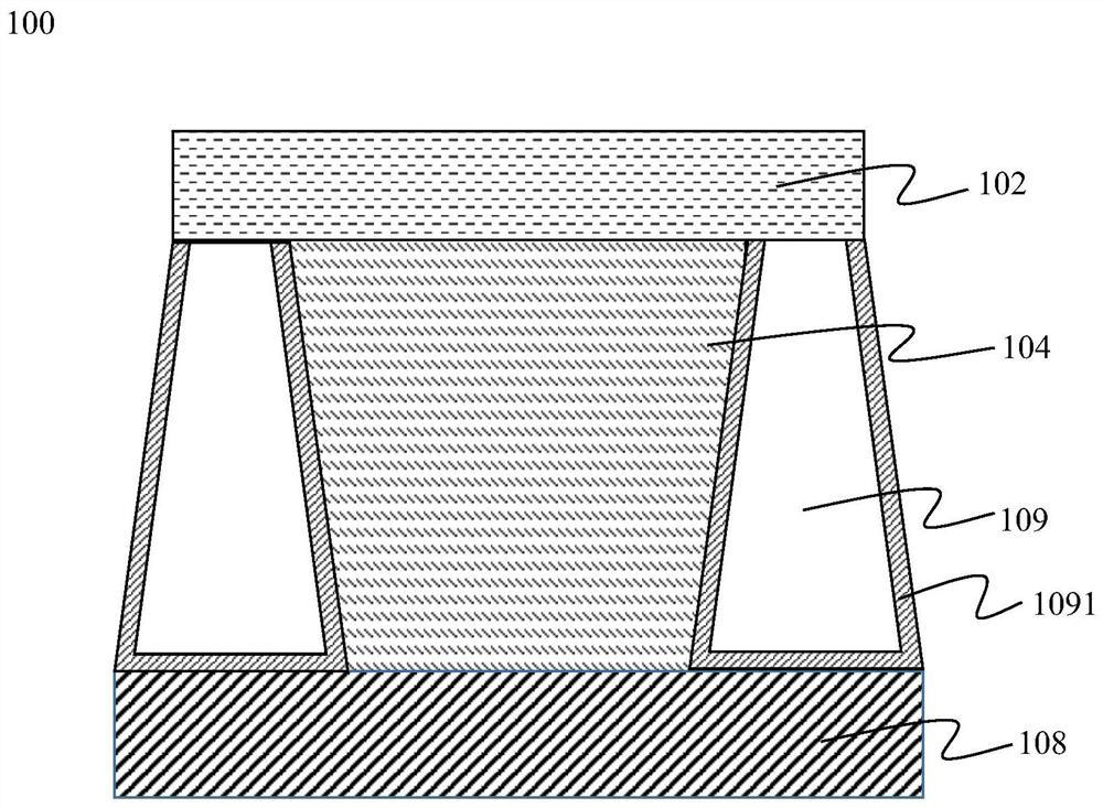 Thin film type semiconductor chip structure and photoelectric device using same