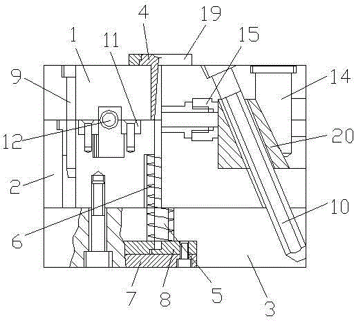 Injection mold for faucet shell