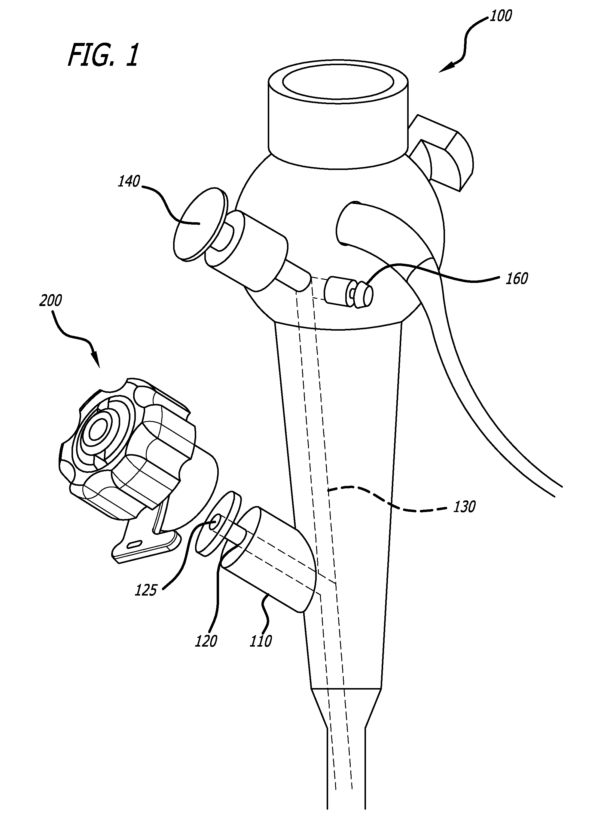 System of accessories for use with bronchoscopes