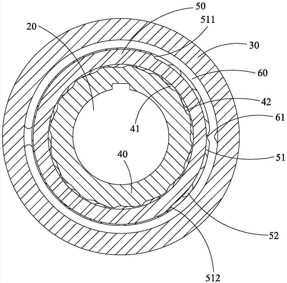 Overrun clutch with delay function