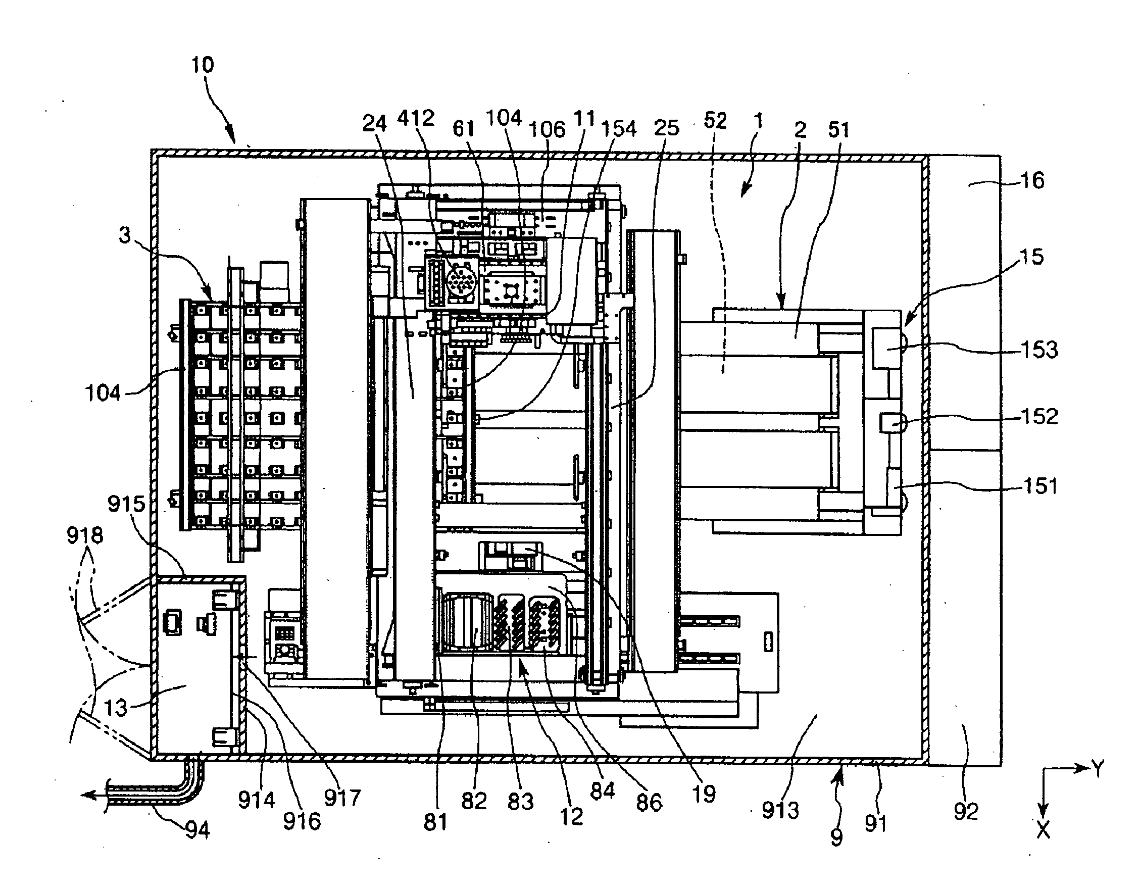 Liquid droplet ejecting apparatus, electro-optical device, method of manufacturing the electro-optical device, and electronic apparatus