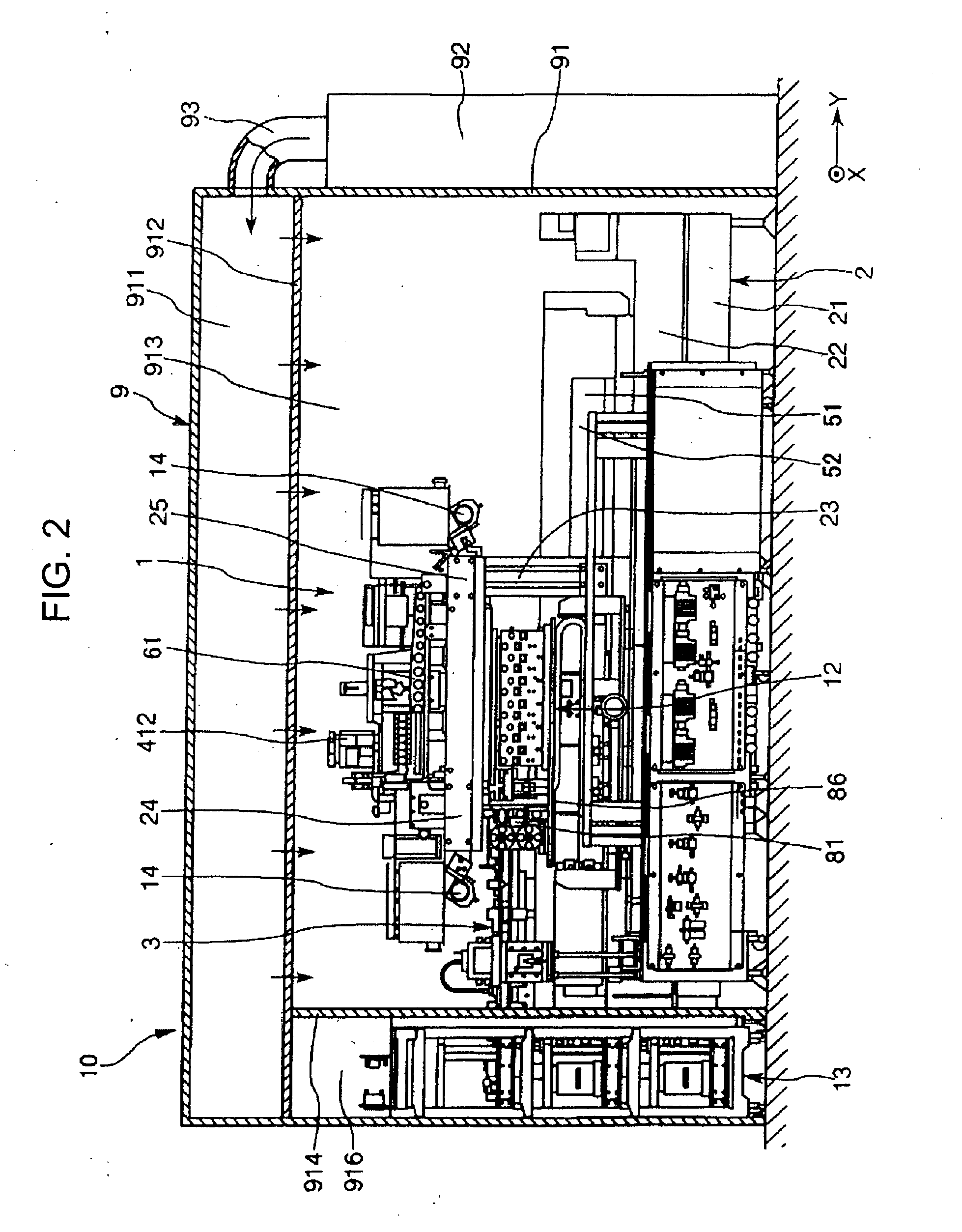 Liquid droplet ejecting apparatus, electro-optical device, method of manufacturing the electro-optical device, and electronic apparatus