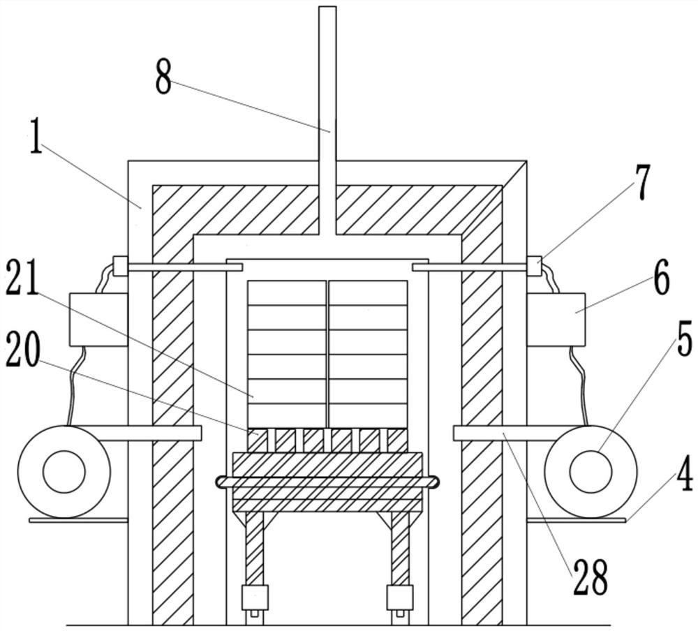 Gas furnace for lithium battery cathode material and production method