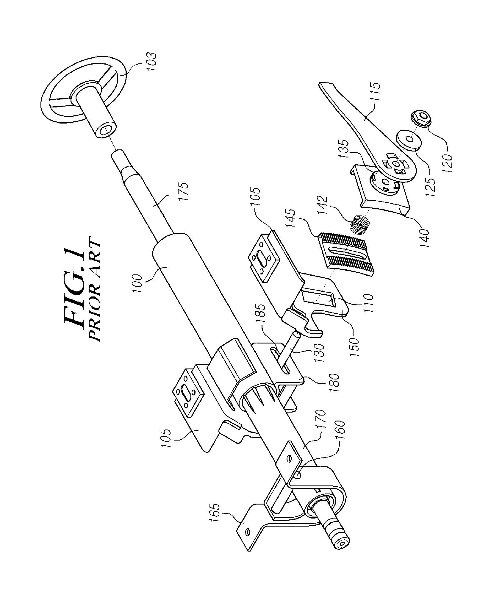 Steering column for vehicle