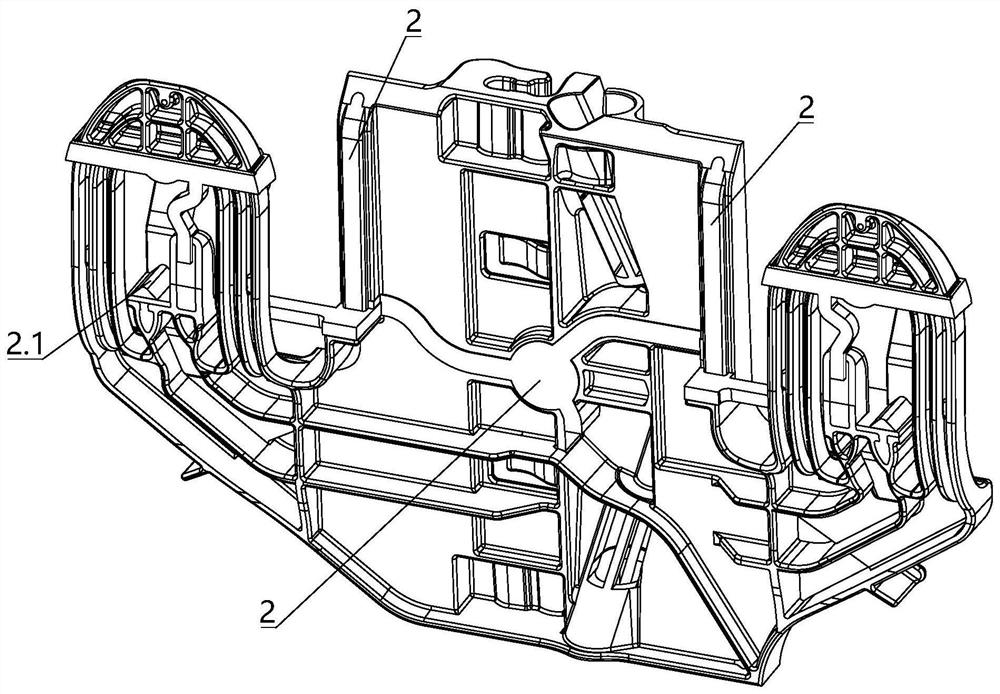 A glass regulator plastic slider