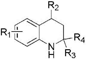 1,2,3,4-tetrahydroquinoline compound and synthetic method and application thereof