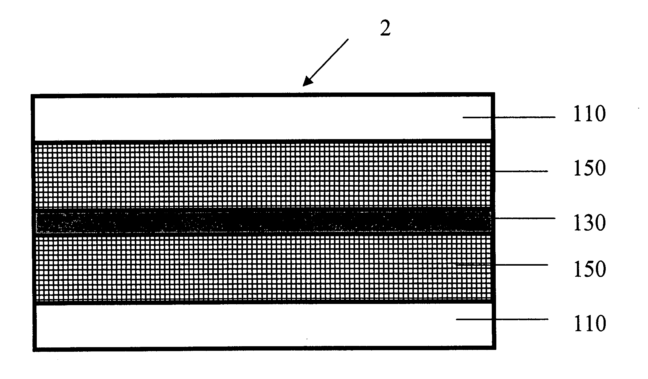 Display element stress free at the critical layer