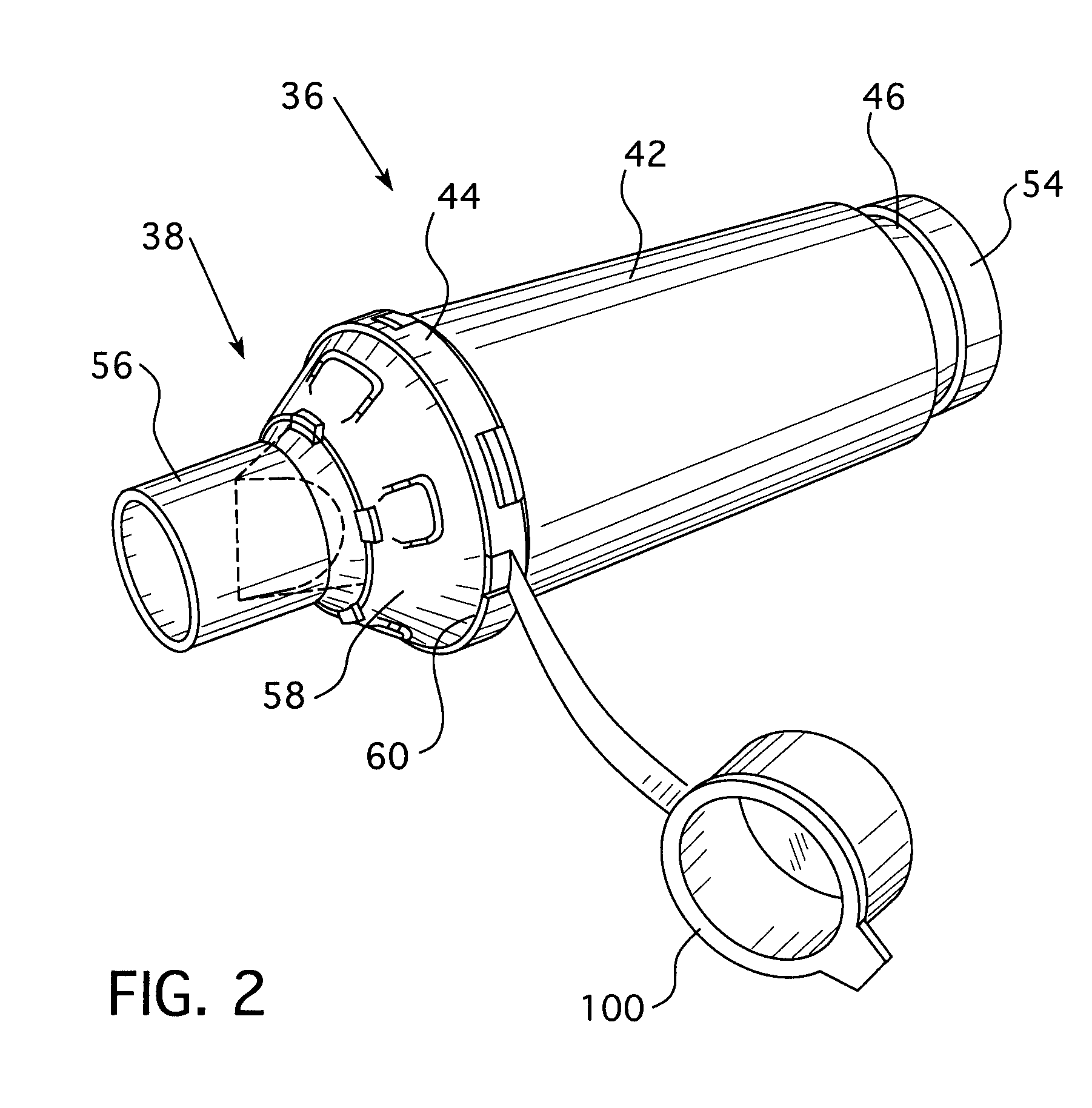 Valved holding chamber for use with an aerosol medication delivery system