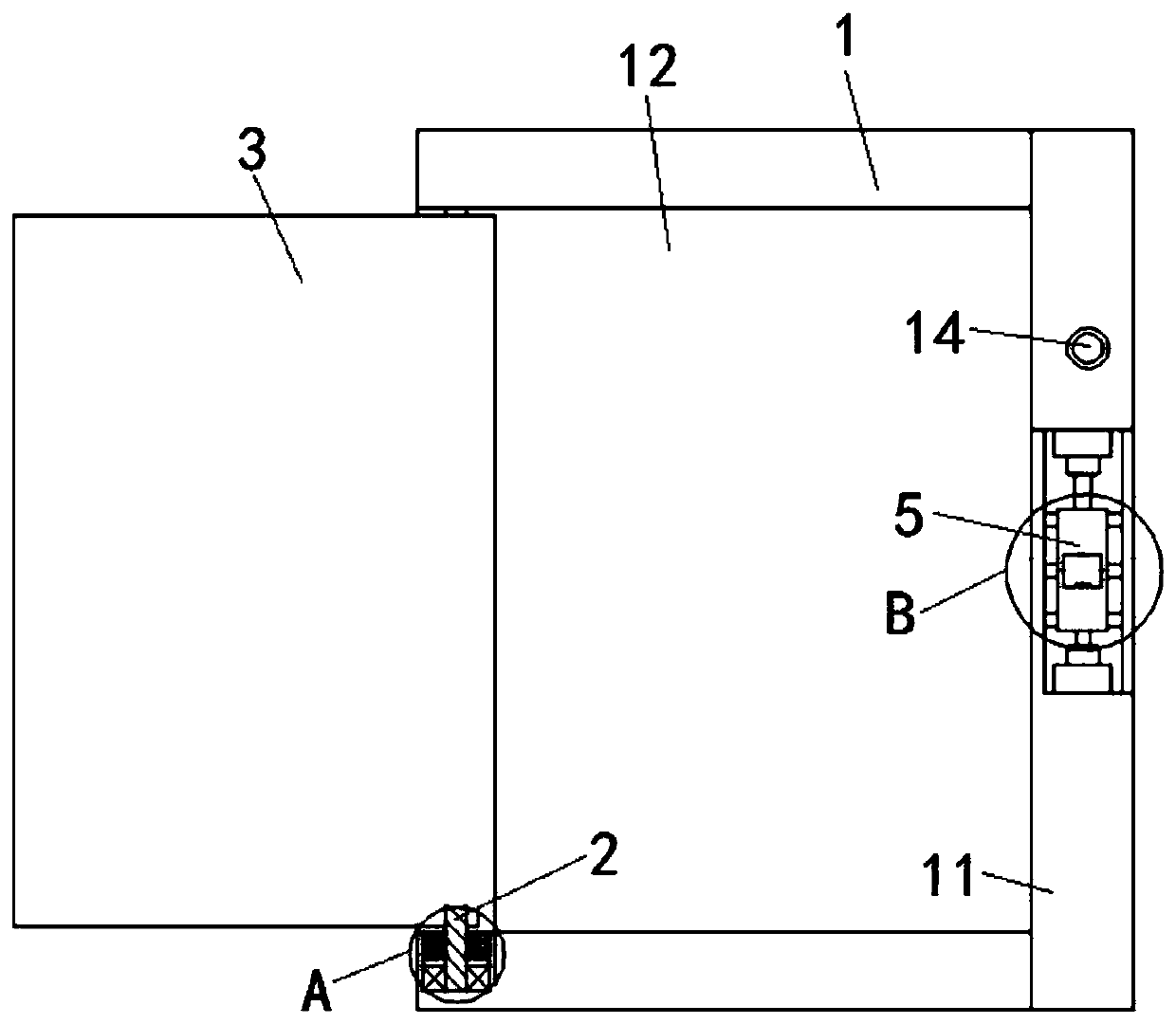 Intelligent cabinet for object temporary storage and control system thereof