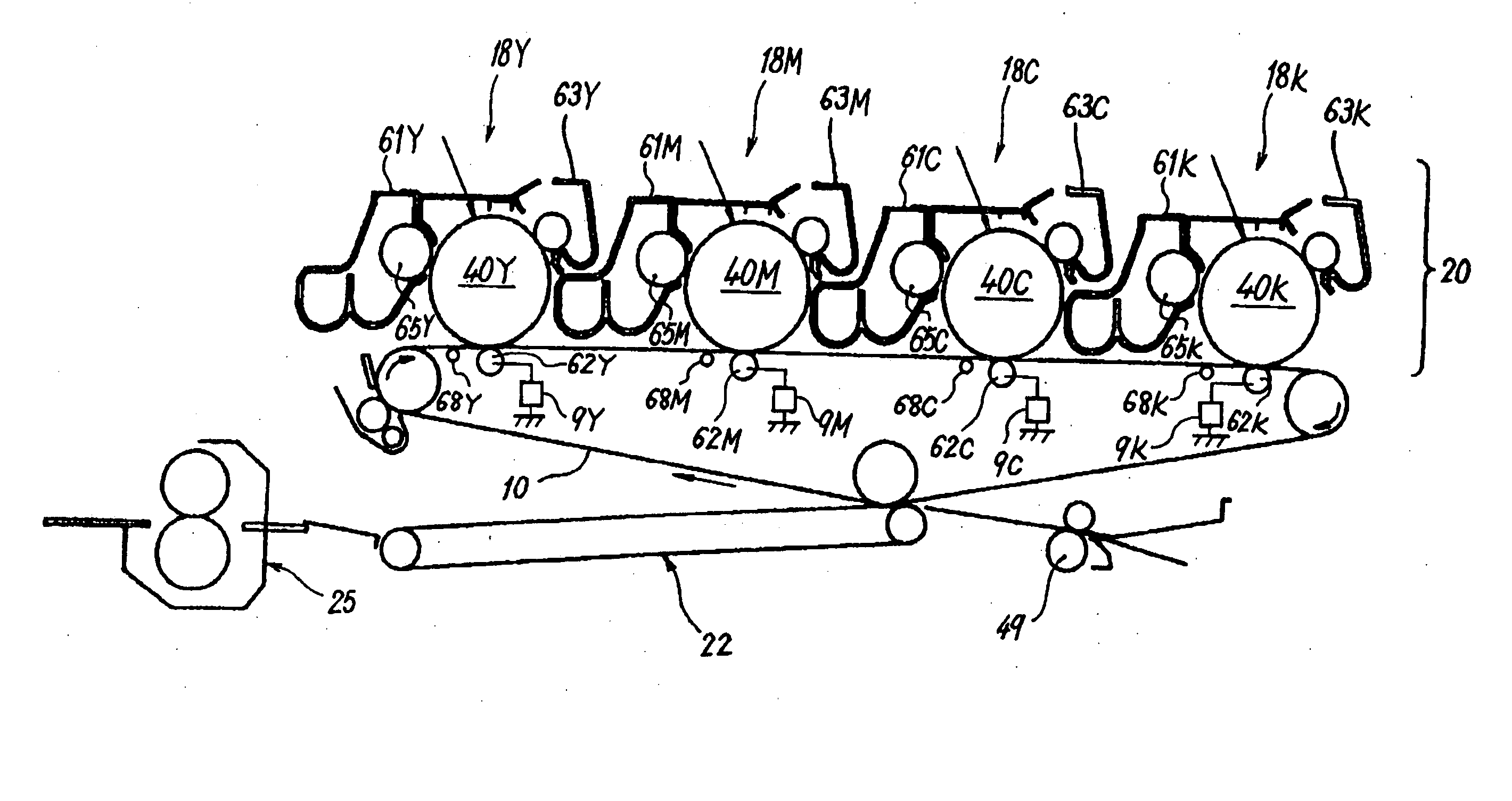 Method for evaluating changes in resistance of electric resistance member and image forming apparatus using same