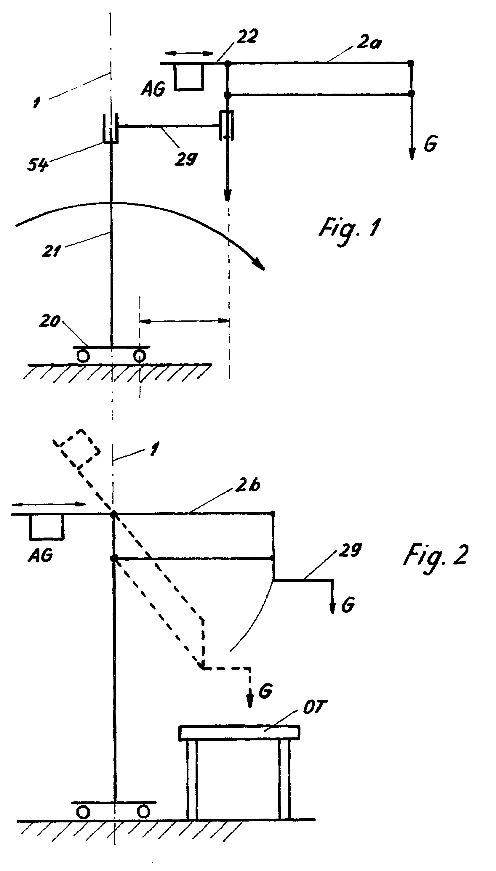 Microscope stand having balancing device