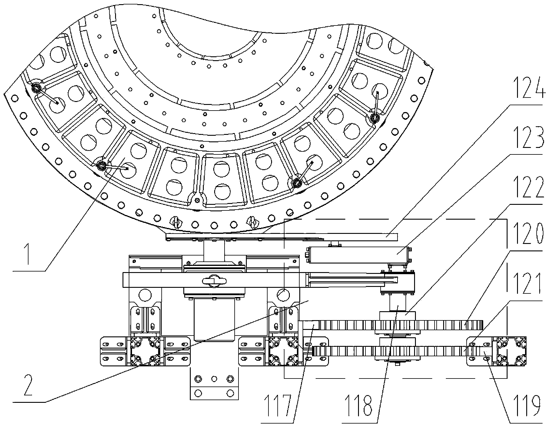 Wave direction detection device of wave buoy