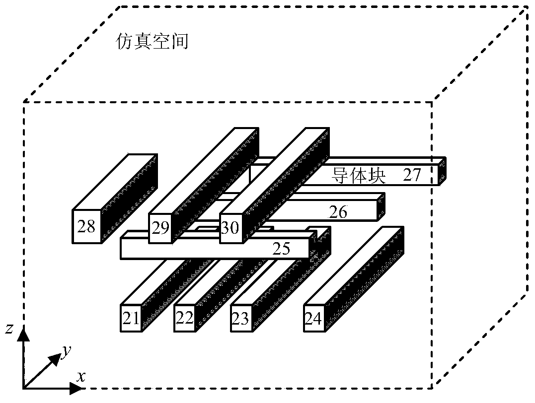 Space management data generation method oriented to integrated circuit interconnection capacitance parameter extraction