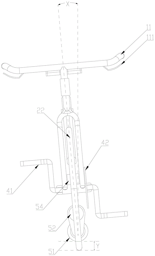 Bicycle provided with anti-toppling auxiliary wheel