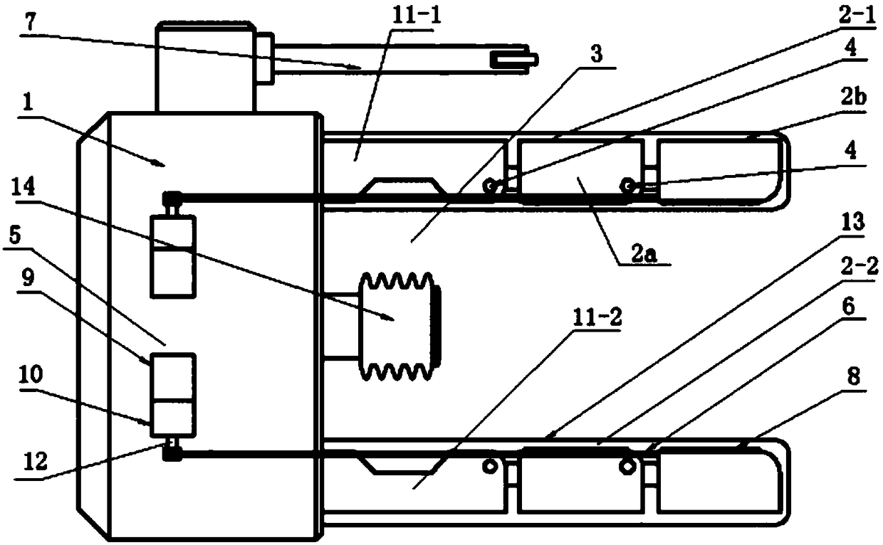 End effector structure of garden stuff picking robot