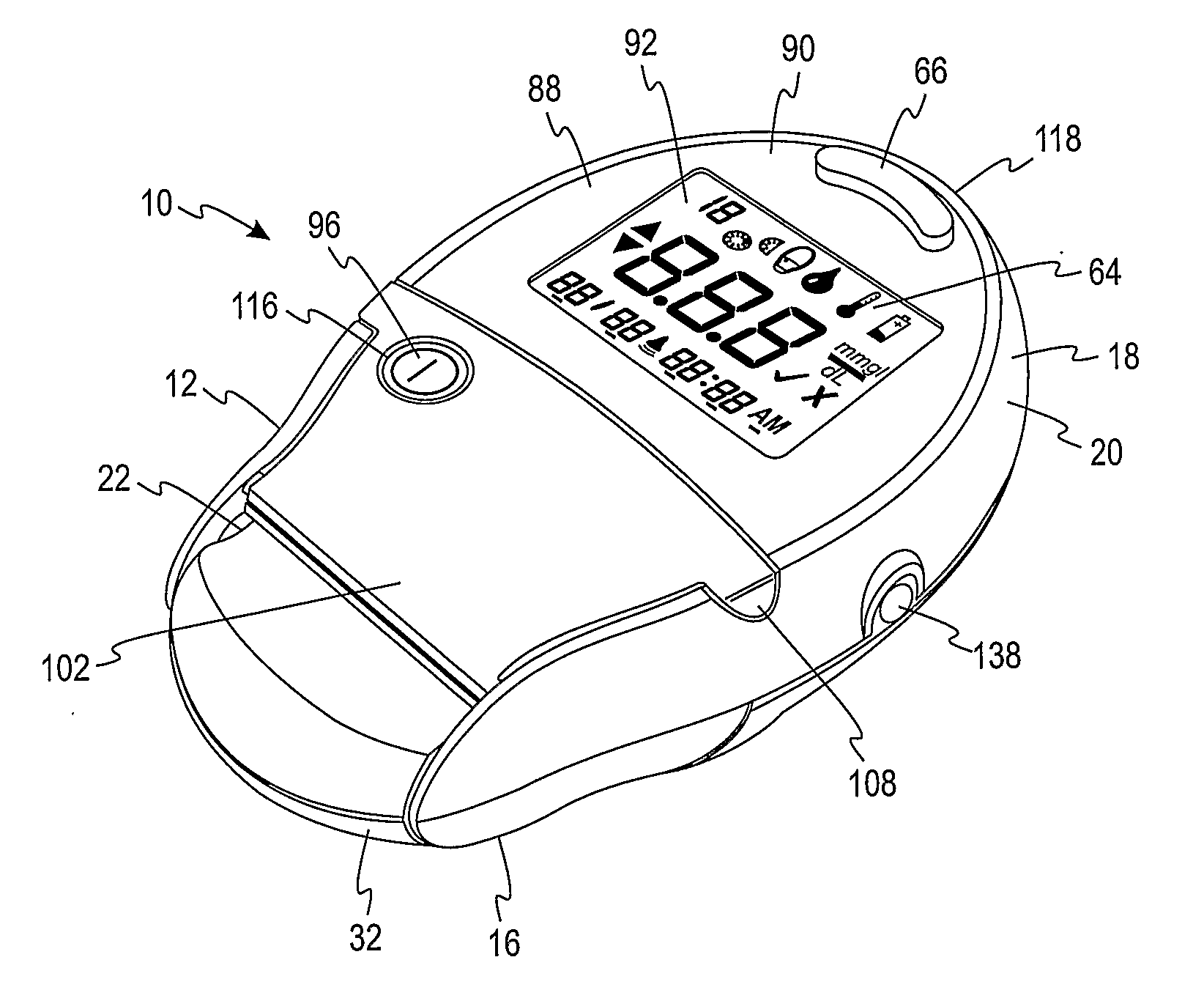 Sensor release mechanism for a meter