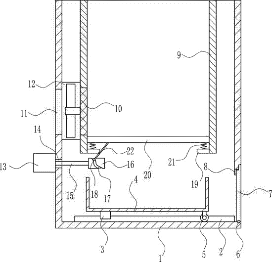 Indoor heating and ventilation boiler capable of automatically removing ash