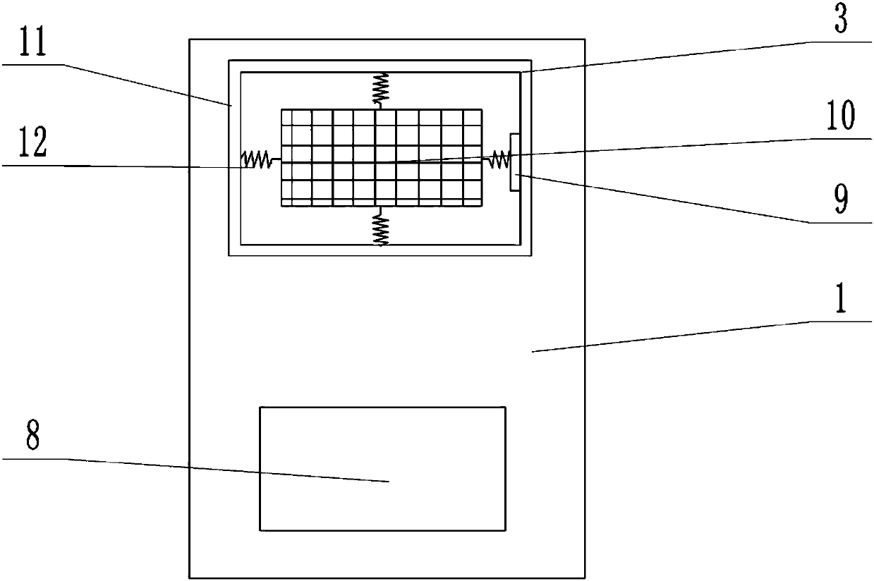 Dust collection device of distribution box