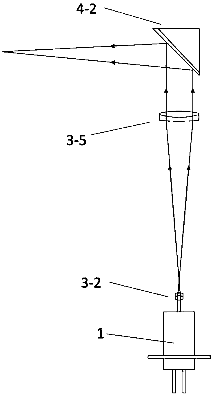 Laser marking device based on cone off-axis reflection