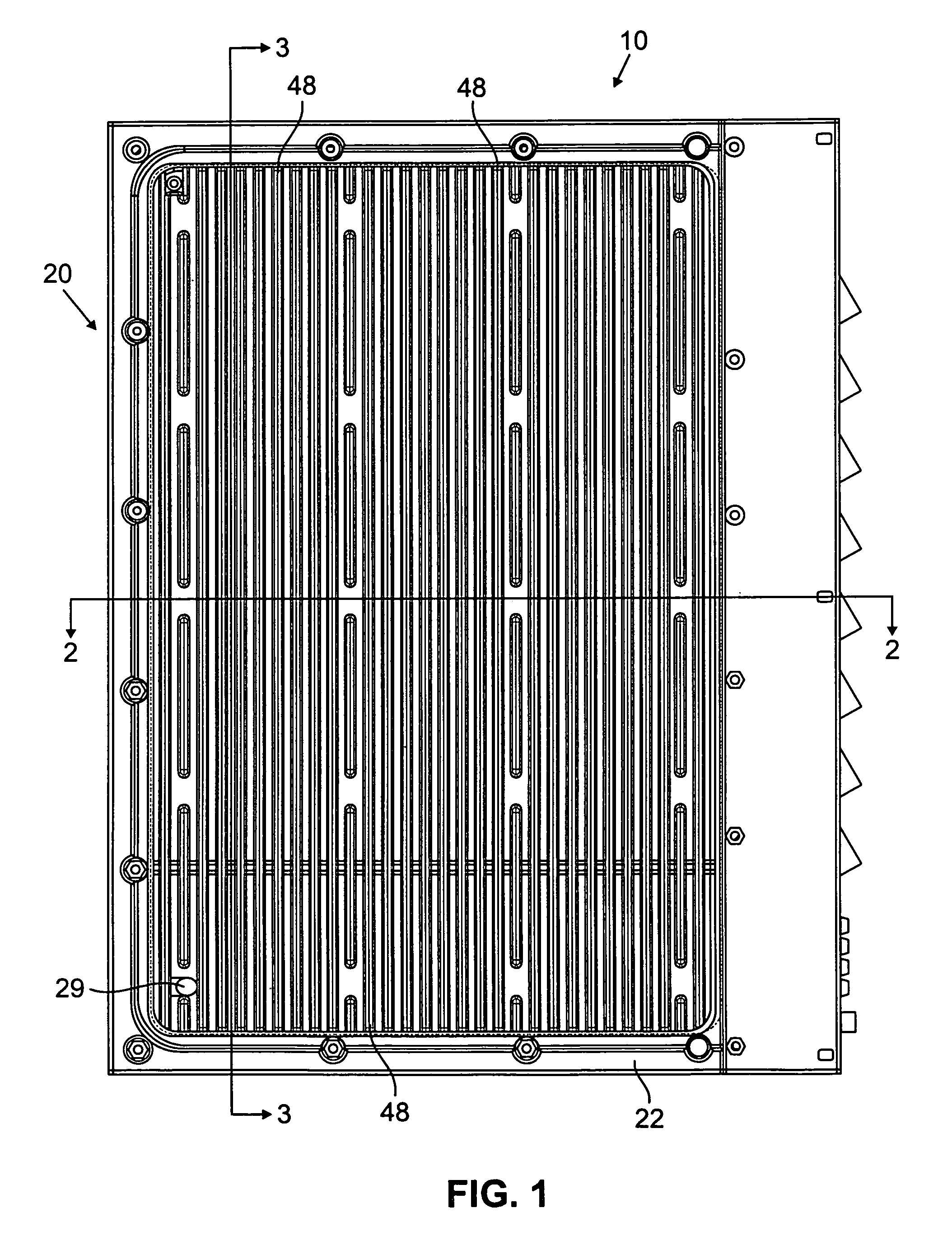 Arrangement for liquid cooling an electrical assembly using assisted flow