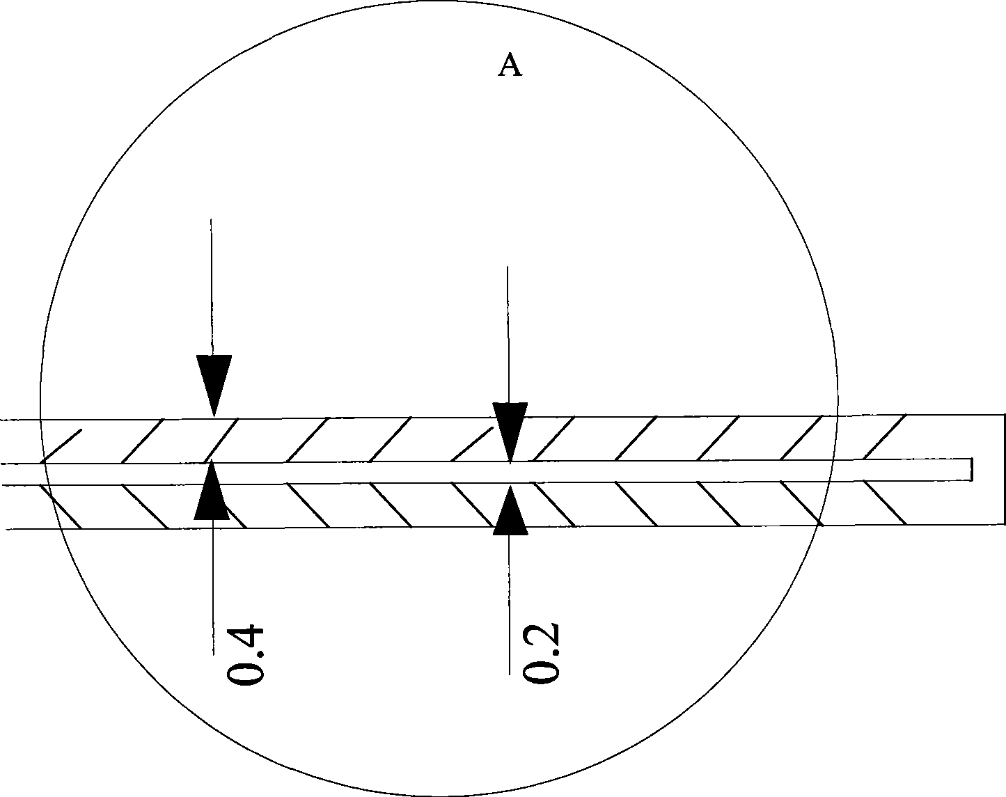 Thermal conductivity coefficient measurement instrument for solid material