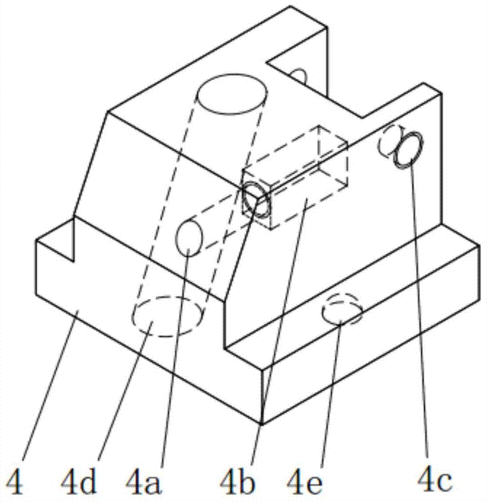 Injection molding processing method for forming orthogonal through micro-hole