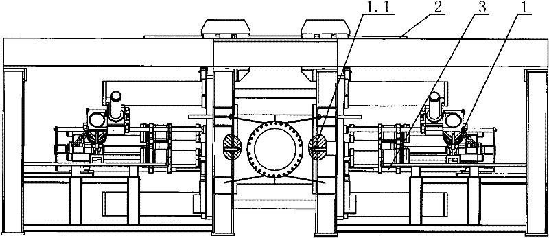 Horizontal solid-liquid dual-purpose composite insulator former