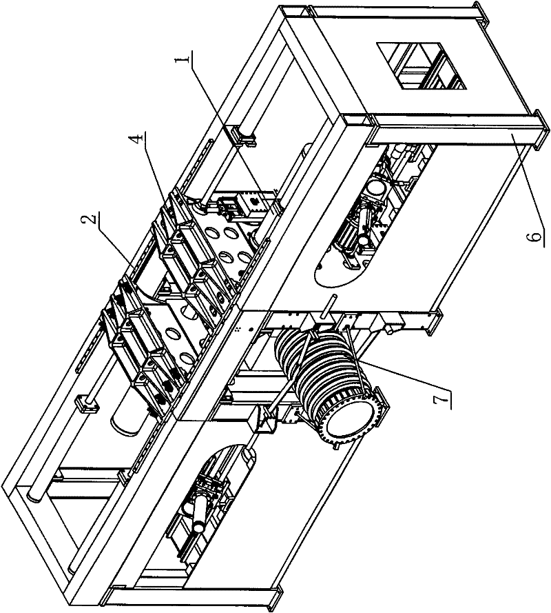 Horizontal solid-liquid dual-purpose composite insulator former