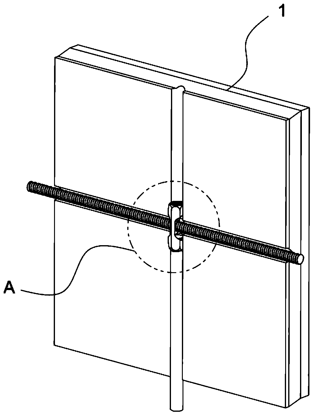 Combined connection module of fabricated building and combined plate body structure thereof