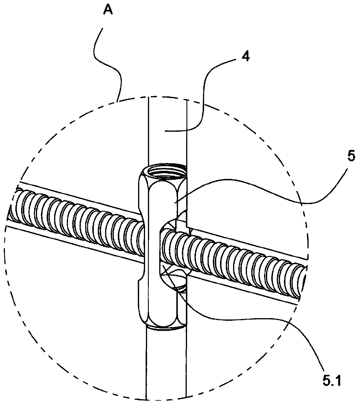 Combined connection module of fabricated building and combined plate body structure thereof