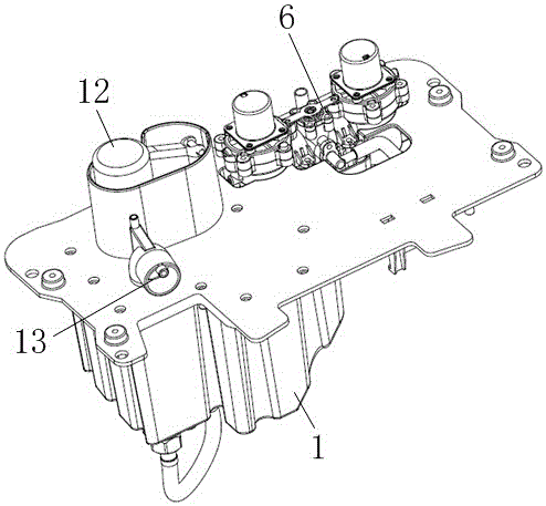 Double-water-path control rapid drainage device