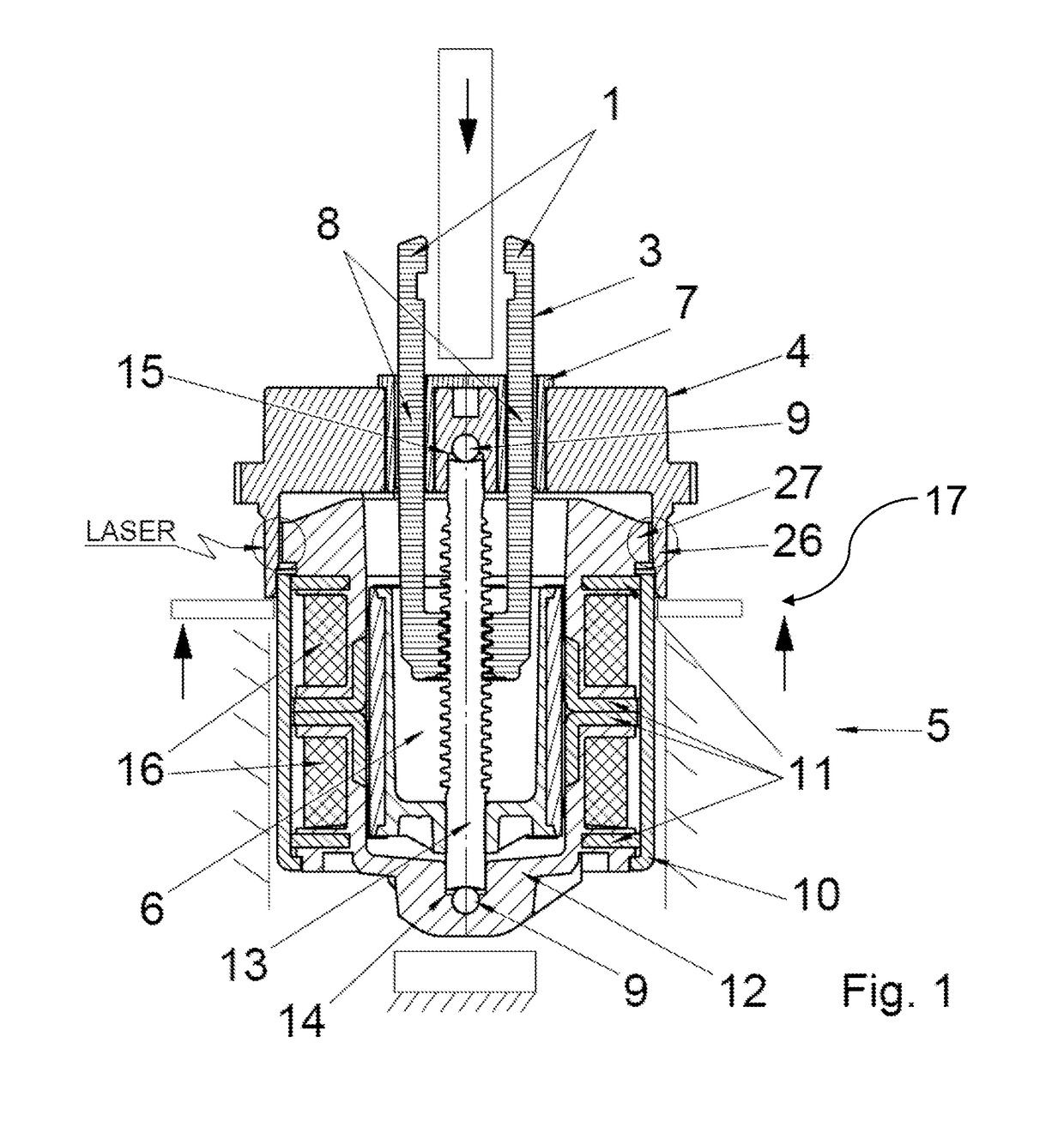 Linear stepper motor, device and method for manufacturing the linear stepper motor