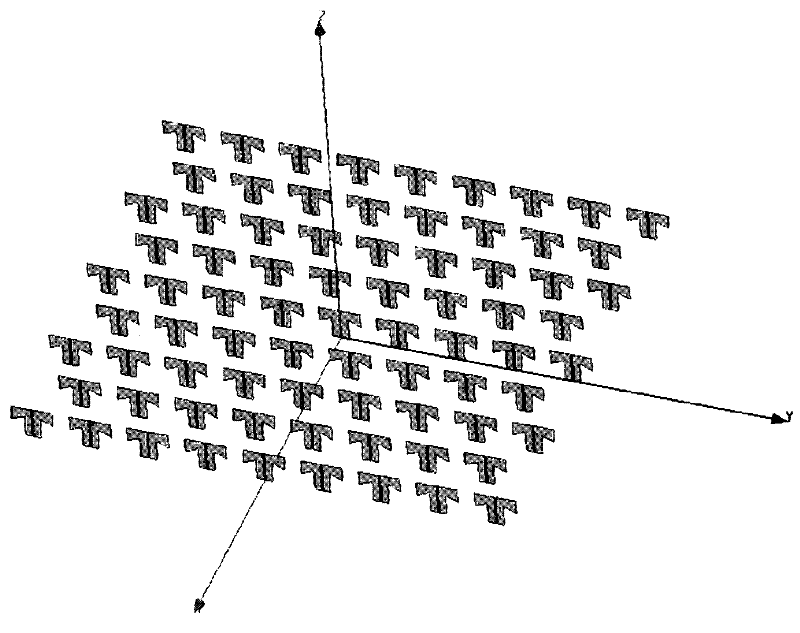 Electromagnetic safety analysis method for near field of plane phased control array antenna