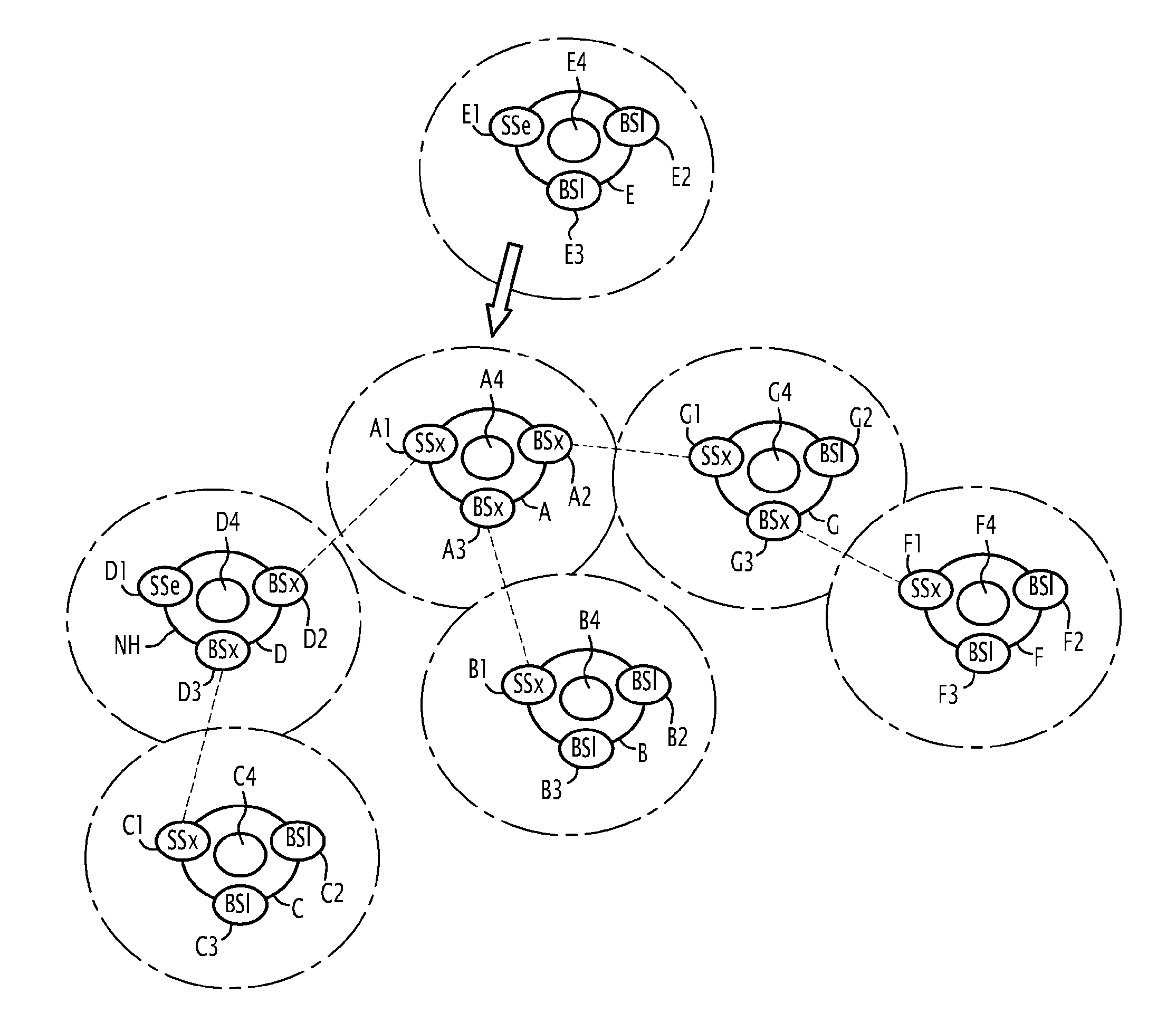 Transceiver station for forming a telecommunications network node and associated telecommunications method