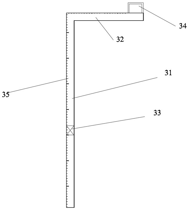 Adjustable control device for wall plastering reserved skirting line and construction method of adjustable control device