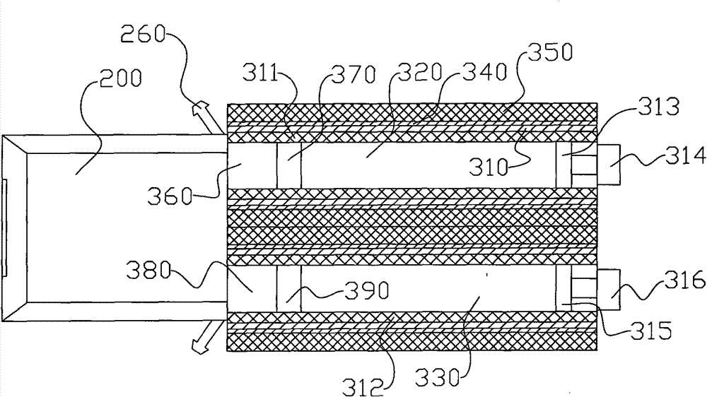 Drug explosive ion mobility spectrum detection device