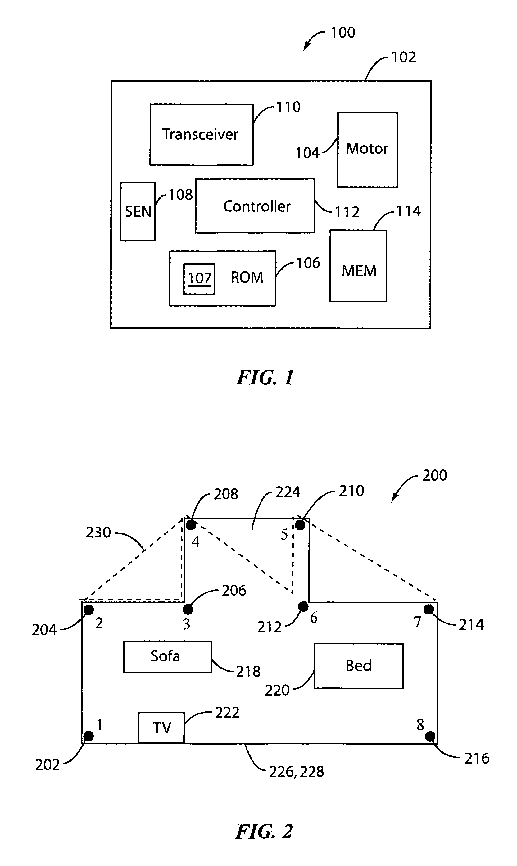 Location aware automata