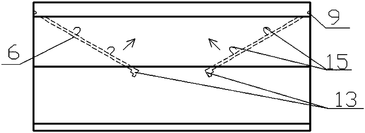 A folding logistics plastic box