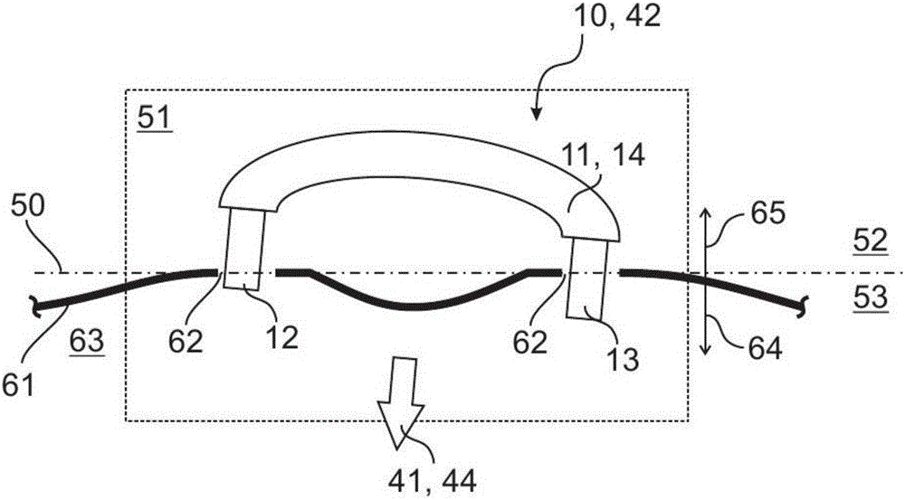 Handle assembly for door, door and motor vehicle